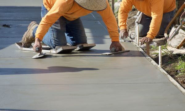 Concrete Finishing in Easton