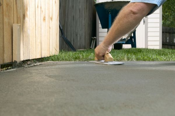 Concrete Patio Finishing in Easton